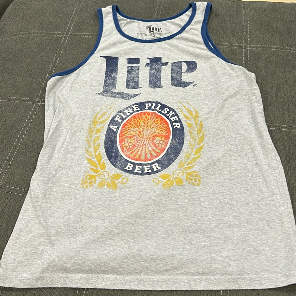 Men’s miller lite tank top